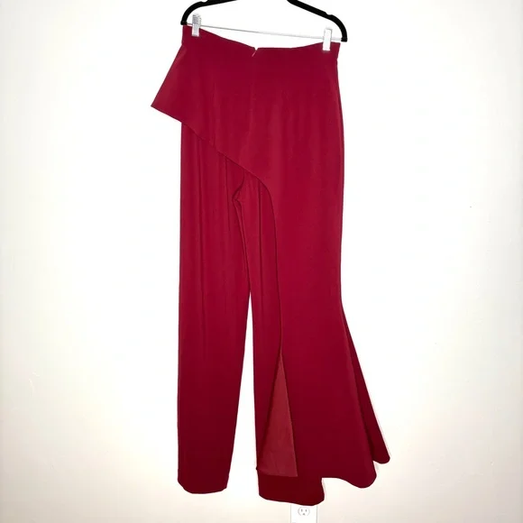 Andrea Iyamah Red Straight Leg Pants - Picture 7 of 10